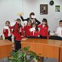 Ученици от 1 клас на частно езиково училище "Малкият принц" гостуват на Американска читалня
