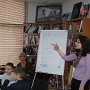 Ученици от 1 клас на частно езиково училище "Малкият принц" гостуват на Американска читалня